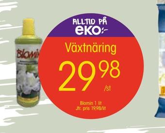 EKO Växtnäring erbjuda