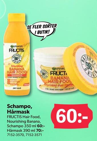 Schampo, hårmask