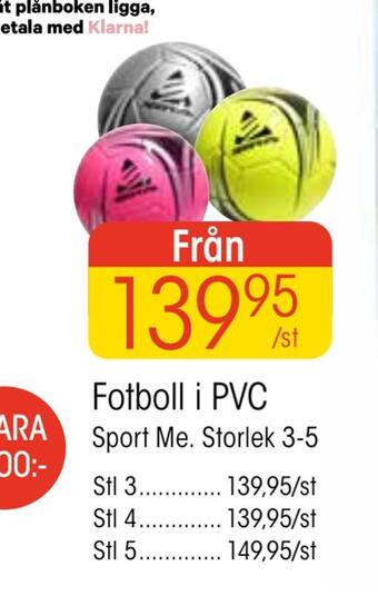 EKO Fotboll i pvc erbjuda