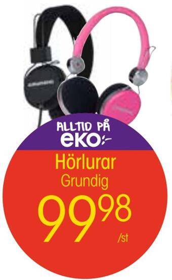 EKO Hörlurar erbjuda