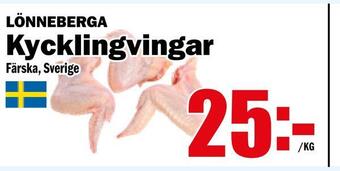Matdax Kycklingvingar erbjuda