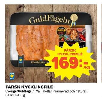 Coop Extra Färsk kycklingfilé erbjuda