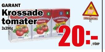 Matdax Krossade tomater erbjuda