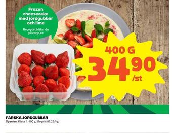 Coop Extra Färska jordgubbar erbjuda