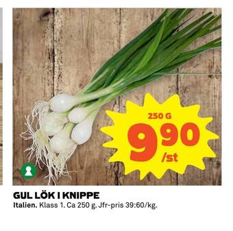 Coop Extra Gul lök i knippe erbjuda