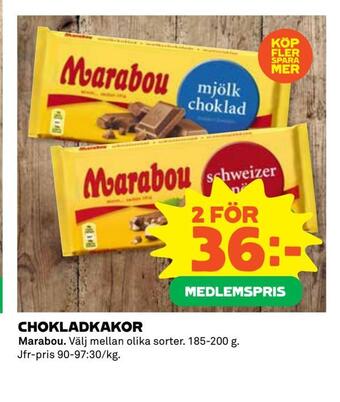 Coop Extra Chokladkakor erbjuda