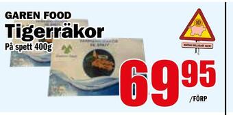 Matdax Tigerräkor erbjuda