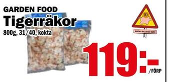 Matdax Tigerräkor erbjuda