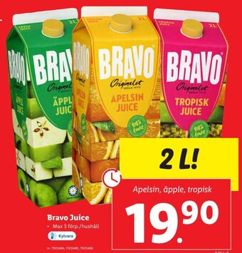 Lidl Bravo Juice erbjuda