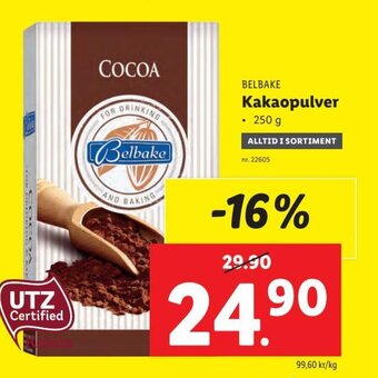 Lidl Belbake Kakaopulver erbjuda