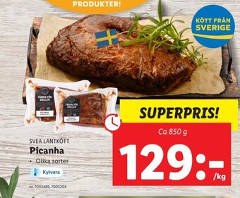 Lidl SVEA LANTKÖTT Picanha erbjuda