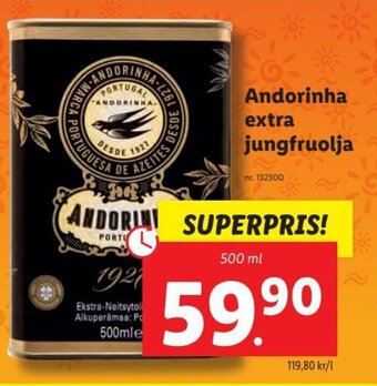 Lidl Andorinha extra jungfruolja erbjuda