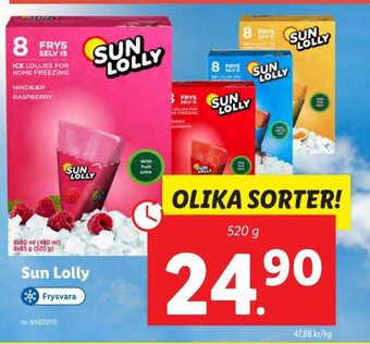 Lidl Sun Lolly erbjuda