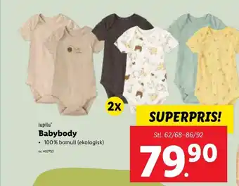 Lidl Lupilu Babybody erbjuda