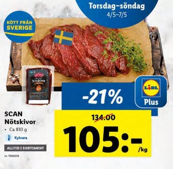 Lidl SCAN Nötskivor erbjuda