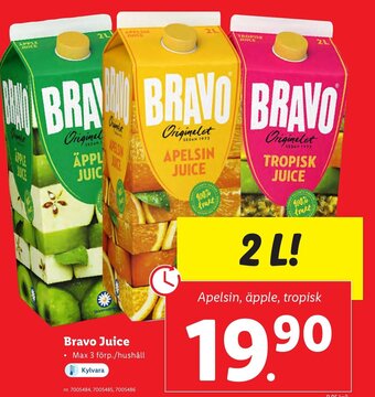 Lidl Bravo Juice erbjuda