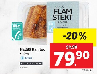 Lidl Hätälä flamlax erbjuda
