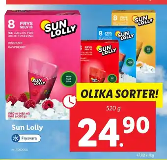 Lidl SUN LOLLY erbjuda