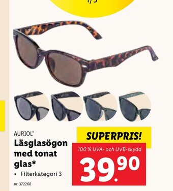 Lidl Läsglasögon med tonat glas* erbjuda