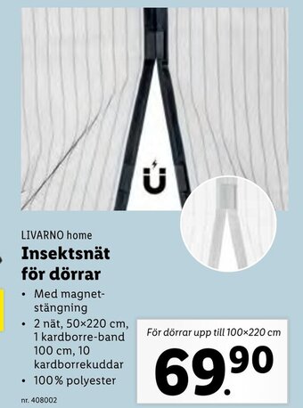 Lidl Insektsnät för dörrar erbjuda