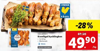 Lidl Kronfågel kycklingben erbjuda