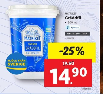 Lidl Gräddfil erbjuda