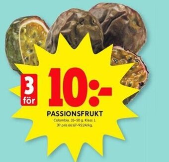 ICA Kvantum PASSIONSFRUKT erbjuda
