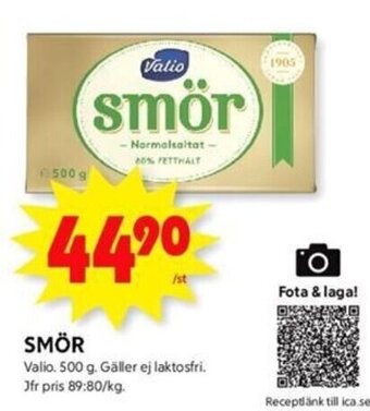 ICA Kvantum SMÖR erbjuda