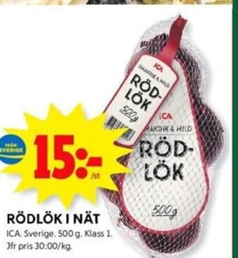 ICA Kvantum RÖDLÖK I NÄT erbjuda