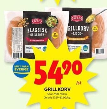 ICA Kvantum GRILLKORV erbjuda