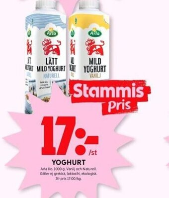 ICA Kvantum YOGHURT erbjuda