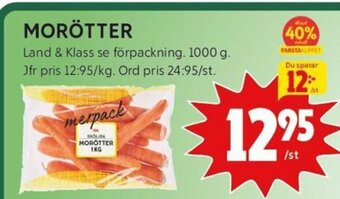 ICA Kvantum MORÖTTER erbjuda