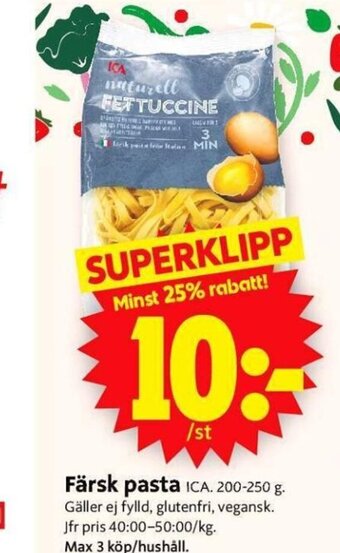 Färsk pasta