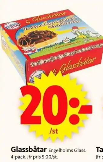 ICA Supermarket Glassbåtar erbjuda