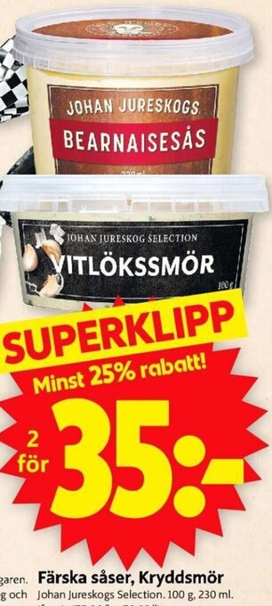 ICA Supermarket Färska Såser, Kryddsmör erbjuda