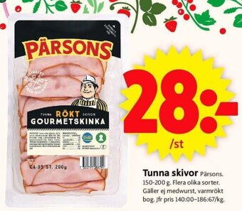 ICA Supermarket Tunna skivor erbjuda