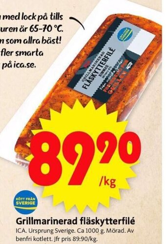 ICA Supermarket Grillmarinerad fläskytterfilé erbjuda