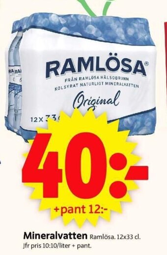 ICA Supermarket Mineralvatten erbjuda