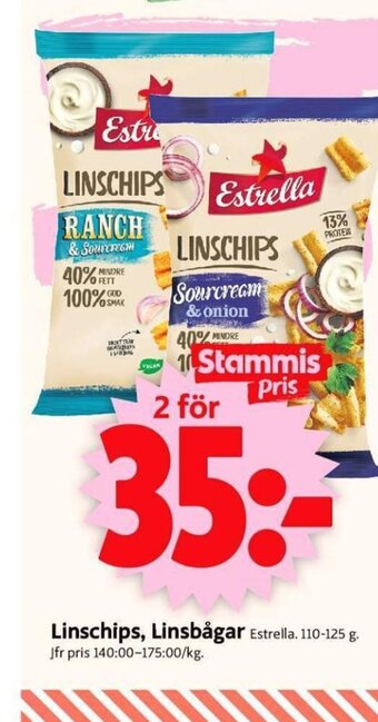 ICA Supermarket Linschips, Linsbågar erbjuda