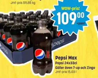 Eurocash Pepsi Max Pepsi 24x33cl erbjuda