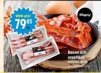 Bacon och stekfläsk