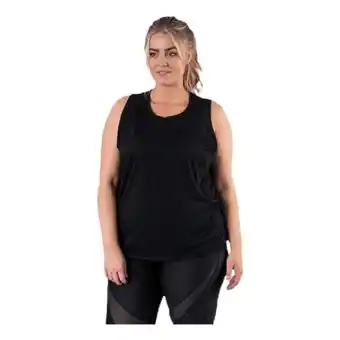 Sportamore Alya plus size tank black erbjuda