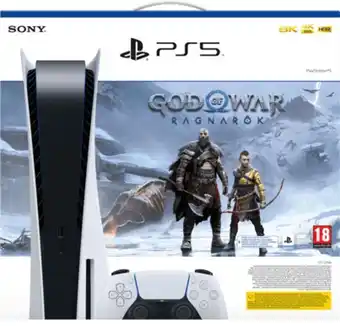 Inet Sony playstation 5: god of war ragnarök bundle erbjuda