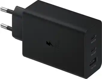 Samsung power adapter trio 65 w (usb-c) svart