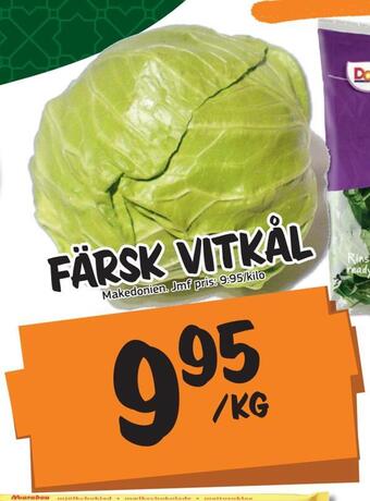 Bazaar Food market Färsk vitkål erbjuda