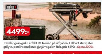 Bo Ohlsson Weber gasolgrill erbjuda