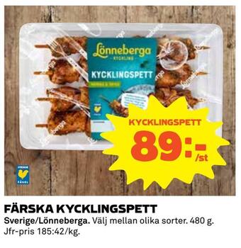 Coop Färska kycklingspett erbjuda