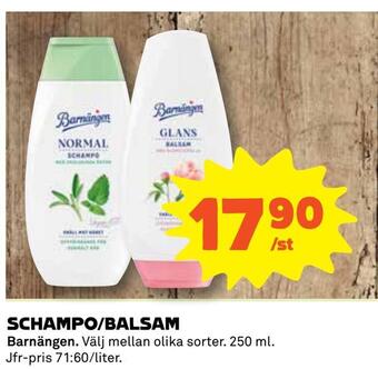 Coop Schampo/balsam erbjuda