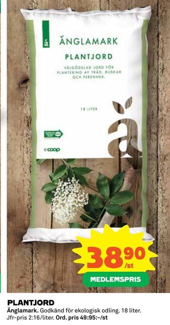 Coop Plantjord erbjuda
