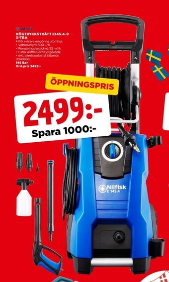 Jem&Fix Nilfisk-alto högtryckstvätt erbjuda